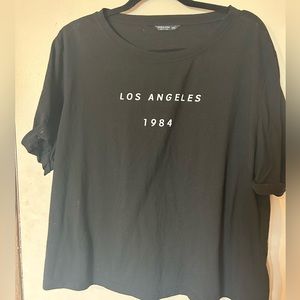 Shein Curve Black Los Angeles Shirt.